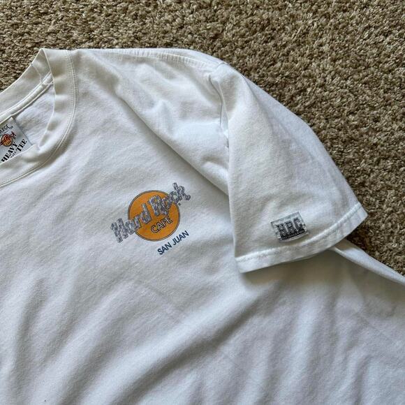 Vintage Heavy Cotton Faded Worn Hard Rock Cafe Tee Shirt - Picture 7 of 8